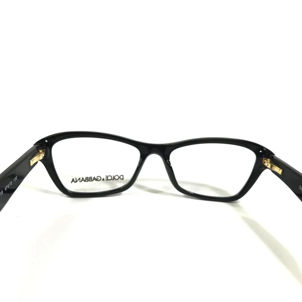 Dolce & Gabbana Eyeglasses Frames DG3202 3019 Black Red White Floral 47-15-130